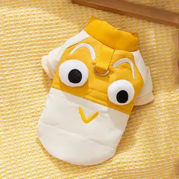 Pet Autumn and Winter Thickened Cotton Coat Teddy Bigbear Cat Pomeranian Yorkshire Poodle Small Dog Dog Clothes Winter S (recommended weight 3-2.5 kg)