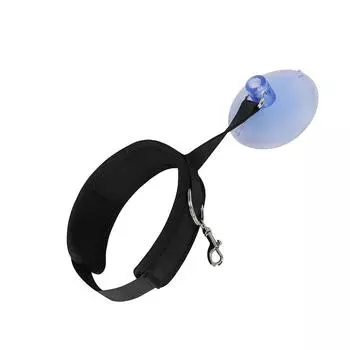 Pet Bath Fixed Artifact Cat and Dog Universal Bath Fixed Suction Cup Traction Rope Anti-scratch Anti-tampering Restraint Belt M чёрный