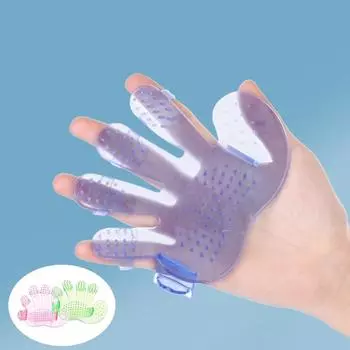 Pet Bathing Brush Gloves 5 Finger Pet Massage Cleaning Products
