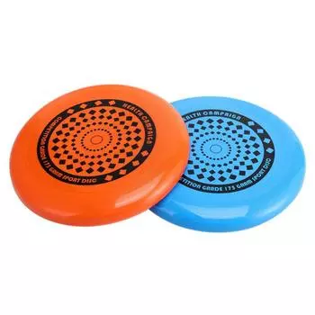 Pet Beach Frisbee PE Tough Dog Frisbee Sports Frisbee 175 г 27 см Игрушка Frisbee Professional синий