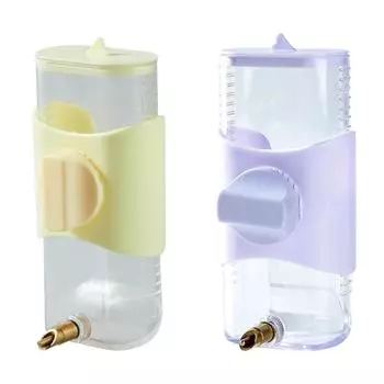 Pet Bird Water Feeder Cage Accessoires Bird Cage Suspended Automatic Water Dispenser Parrot Water Dispenser Bird Waterer жёлтый