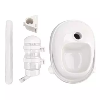 Pet Bowl Water Dispenser Automatic Prevent Slip Detachable Adjustable Dog Standing Water Food