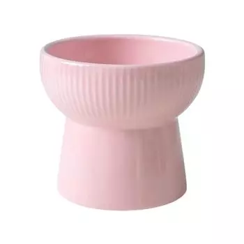 Pet Bowl with Food Dog and Cat Easy to Pet Supplies Legs, Bowl, Tableware, Care, (Pink)