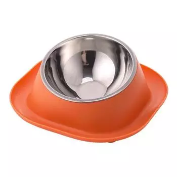 Pet BowlStainless steel double-layer ant-proof and leak-proof designDog bowlCat bowlEasy to cleanPet supplies