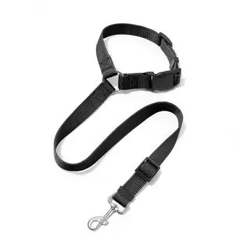Pet car leash, dog car seat belt, ring safety rope, rear seat leash