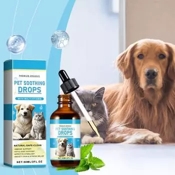 Pet Care Drops 60 мл Pet Enhancement Immune System For Dogs And Cats Pet Care Nutritional Supplement One Size
