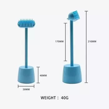 Pet cat and dog supplies Cat Massage Brush with Bell Soft Cat Rub Hair Massage Comb with Base Cat Grooming Tools