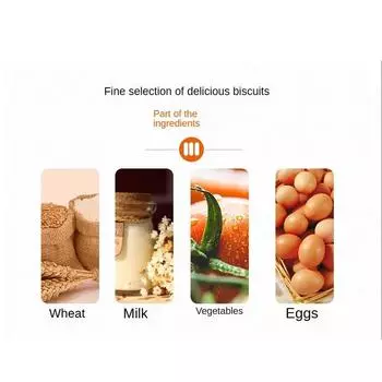 Pet Cat Canned Mini Biscuits Bone-shaped Dog Molar Biscuits Nutritious and Delicious Cat Snacks Canned Trainin Reward Snacks Steamed bun 120g