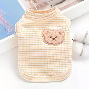 Pet cat dog clothes vest ultra-small dog puppy teddy Pomeranian Yorkshire spring summer thin XS