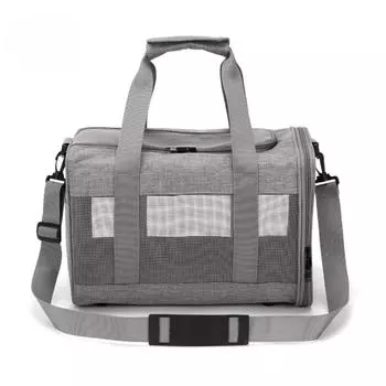 Pet Cat Tote Bag Outdoor Carrying Bag Shoulder Slant Dog Teddy Bear Puppy Travel Car Bag 38*25*26cm