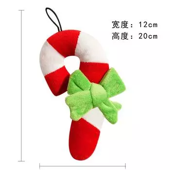 Pet Christmas Dog Amazon Popular Plush Cat Sound Resistant Grinding Teeth Relief Dog Cat Toys