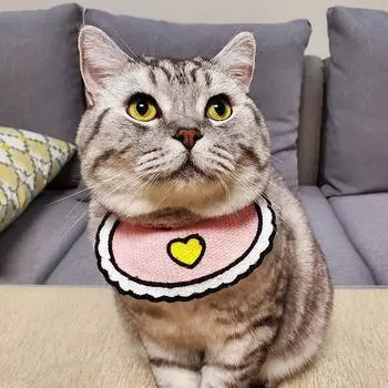 Pet Circle Dog Cat Saliva Scarf Birthday Scarf Puppy Cat Scarf Triangle Scarf Small Dog Dog Neck Cover small