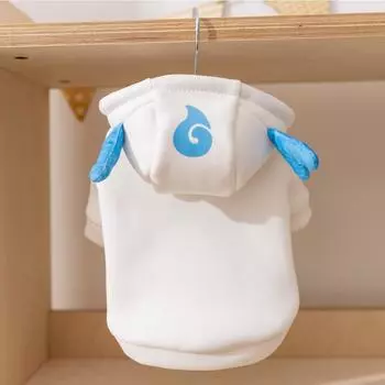 Pet clothes Small dog Bigbear Teddy Autumn and winter fleece hooded thick sweater Dog clothes XS (recommended weight 1-1.5 kg)