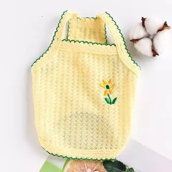 Pet clothing cat dog clothing small dog puppy sling vest spring and summer thin XS