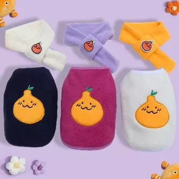 Pet Clothing Dog Hoodie Outdoor Vest Cute Orange Clothes Cat Bipedal Clothing Supplies Dog Christmas Clothes Dog Jacket Costume S