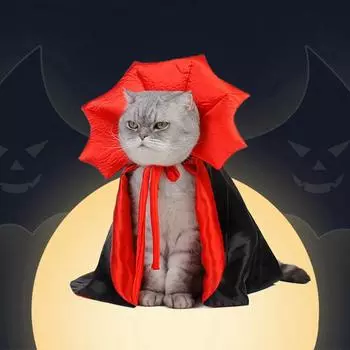 Pet Clothing Plays The Role of A Vampire, Cape, Puppy, Kitten, Cute Halloween Kawaii Pet Clothing, Cat Accessories Gift