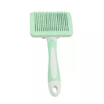 Pet Comb Dog Dog Cat M Comb Hair Removal Needle Comb Dog Cat Comb Pet Comb Dog Comb Cat Comb Pet Supplies Medium Mint Green (with sticky beads)