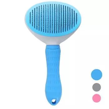 Pet comb, hair removal comb, one-click fading cat brush, dog long and short hair, self-cleaning comb, open knot comb, pet supplies