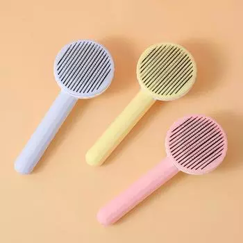 Pet comb, massage hair removal comb, cat self-cleaning needle comb, dog beauty hair removal comb, cleaning supplies Pet Self-Cleaning Comb
