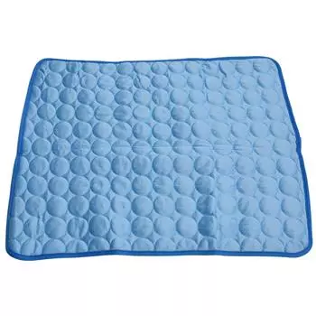 Pet Cooling Mat Breathable Soft Summer Dog Cat Sleeping Pad for Kennel Sofa Bed FloorPink XXL S(for 2-4kg) синий