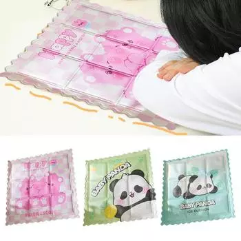 Pet Cooling Mat Cooling Dog Mat Foldable Cartoon Ice Pad Pet Cooling Dog Bed & Pads Cooling Mat For Dogs Travel Pets Children синий