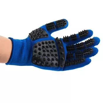 Pet Dog and Cat Grooming, Bathing, Massage Comb Gloves To Remove Floating Hair, Dog and Cat Hair Removal, Combing, Massage and Bathing Artifact One size