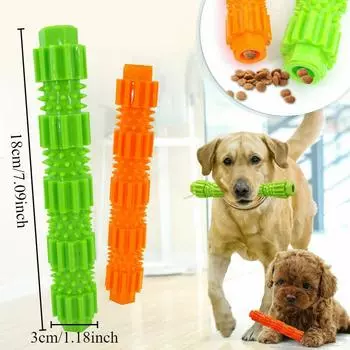 Pet Dog Chew Toy for Aggressive Chewers Treat Dispensing Rubber Teeth Cleaning Toy Squeaking Rubber Dog Toy Toys for Dogs Puppy