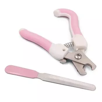 Pet Dog Nail Clippers Nail Clippers Nail Scissors Nail Piercing Device Nail Clipper Cat Nail Clippers Neutral Pet Supplies Nail cutter small size (color random)(Send file)