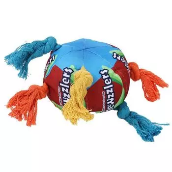 Pet Dog Toy Puppy Not Rotten Smelling Toy Dog Molar Long Lasting Sounding Toy Pet Supplies Ball Bite Resistant Spherical Rainbow Toy