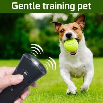 Pet Drive Dog Ultrasonic Barking Training Equipment Anti Barking Stop Training Equipment Anti Barking Stop Barking Flashlight