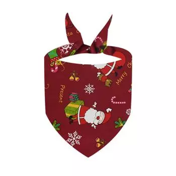 Pet Drool Bib Triangle Scarf Dog Drool Cat Neck Cover Lovely Bow Gift Accessories Neckerchief C J6K2 02-1pcs