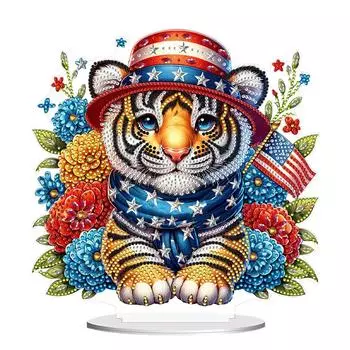 PET двухсторонняя алмазная картина специальной формы с милым животным настольный орнамент DE LB118