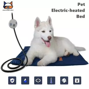 Pet Electric Heating Pad Washable Adjustable Temperature Waterproof Warming Blanket Bed for Dog Cat Small Animal Winnter Used US JP Plug