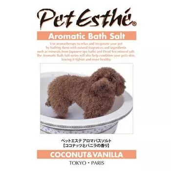 Pet Esthe Dog Spa Ароматическая соль для ванны на половину тела Гипоаллергенная соль для ванн с ароматом кокоса и ванили, корейский шампунь для домашних животных