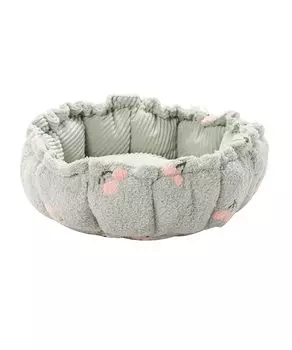 Pet Fluffy All Pet Pet Подушка Кровать, Кровать, Собака, Кошка, Двусторонняя, Круглая, Домашнее животное, Времена года, Диван, (С, Зеленый) зелёный