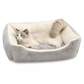 Pet Fluffy Pet Winter Pet Cat Dog Winter Cat Pet Cat Winter Sleeping Cat Cold Puppy Cat Pet Rabbit Outer Diameter 60x50x18cm Peto-Raifu Bed, Bed, Bed,
