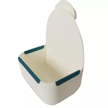 Pet Food Bowl Fixed Large-capacity Anti-drop Impact-resistant pet food dispenser Bowl For Rabbit Guinea Pig Pet Accessories розовый