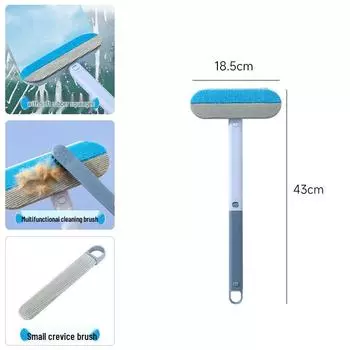 Pet Hair Grooming Brush & Suction Cleaner for Dogs - Lint Remover for Carpet, Sofa, and Bed.