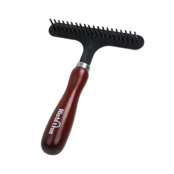 Расческа для удаления шерсти домашних животных, щетка-грабли против узелков, скребок для кошек, инструмент для ухода за шерстью собак, аксессуары для ухода чёрный