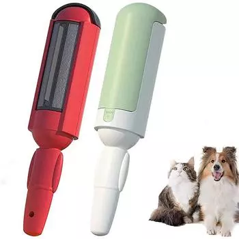 Pet Hair Remover Multi Purpose Dog Cat Fur Cleaning Brush Sofa Bed Clothes Fluff Lint Roller Remover Household Cleaning Tools 1PCS белый