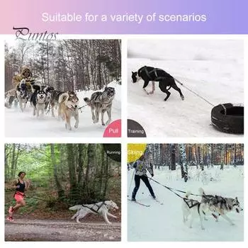 Шлейка для домашних животных Светоотражающая шлейка для собачьих упряжек Регулируемый удобный нагрудный ремень для домашних животных для ночного отдыха на открытом воздухе M красный