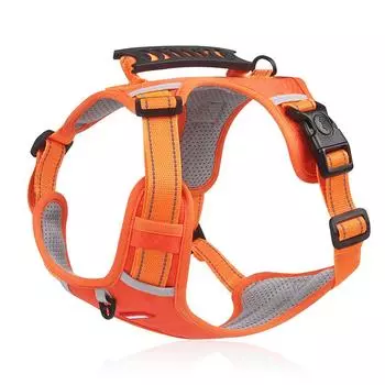Pet Harnesses Medium Large Dog Labrador Collar Husky Oxford Fabric Harness Pet Supplies Adjustable Vest Reflective Walking Chest XS