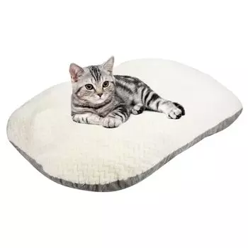 Pet Health Hall Pet Bed Small Dogs Medium All Dog Pet Sofa Small L (Cats, - Dogs), Washable, Warm, Double-Sided, Year, Winter, Cushion, Fluffy, белый