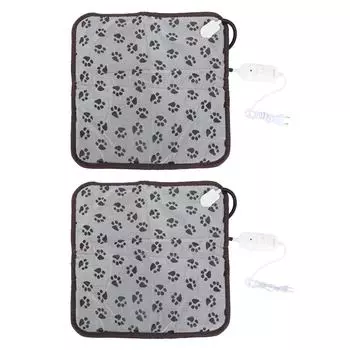 Pet Heating Pad Chew Resistant Electric Heated Dog Cat Blanket Adjustable Temperature Pet Heater War US Plug 110V