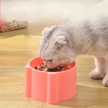 Pet high foot anti choking bowl, cat basin, neck protection, cat food bowl, rice bowl, slow food anti choking pet bowl dog bowl зелёный