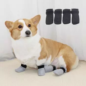 Pet It Anti-Dirty Noise Reduction Dog Booties Cat Neutral Anti-Scratch For Home Pet Shoes Pet Supplies In Stock Black S