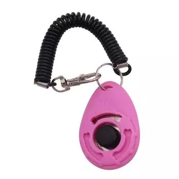 Pet Key Dog Mode Command Training Tool Plastic Ringing Piece Interactive Toys