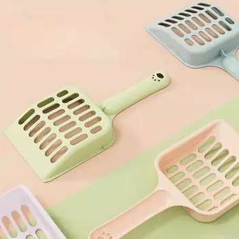 Pet Litter Shovel Plastic Cat Litter Scoop Sand Scoop Pet Cat Litter Scoop Pet Dogs Shovel Litter Sifter Pet Cleanning Tool синий