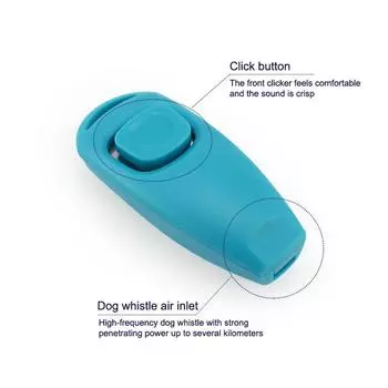 Pet многофункциональный 2 в 1 кликер свисток дрессировщик собак кликер с брелоком дрессировщик щенков флейта кликер для собак товары для животных