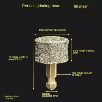 Pet Nail Grinding Head Dogs Nail Polisher Cats And Dogs Paws Grooming Dogs Nails Manicure Care Ropa Para Perros